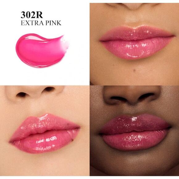 Valentino Hydrating Lip Balm Spike Disco Shade 302R Extra Pink - Picture 4 of 4